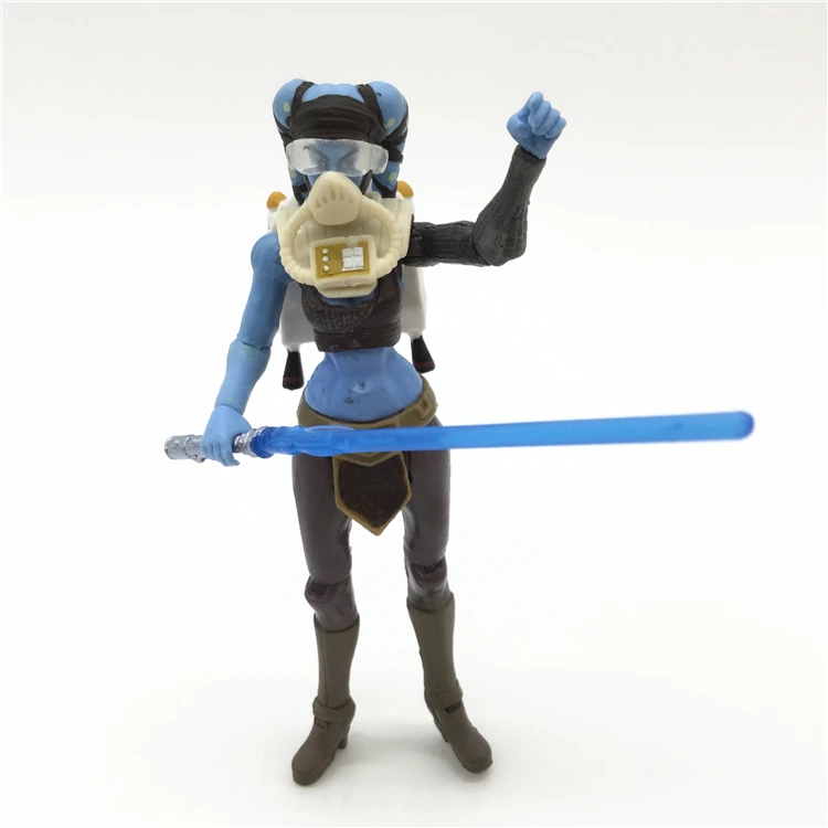 

3.75''Action Figure Star war The Clone Wars Jedi Knight Aayla SECURA Kids Movie Toy Free shipping S052