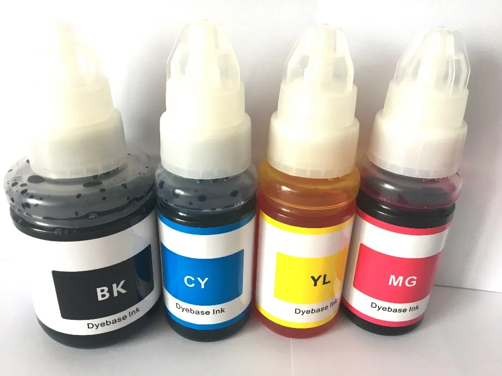 

130ML and 70ML Dye Ink For ALL Epson Hp Canon Lexmark Brother inkjet printer, Quality Ink Black Cyan Magenta Yellow