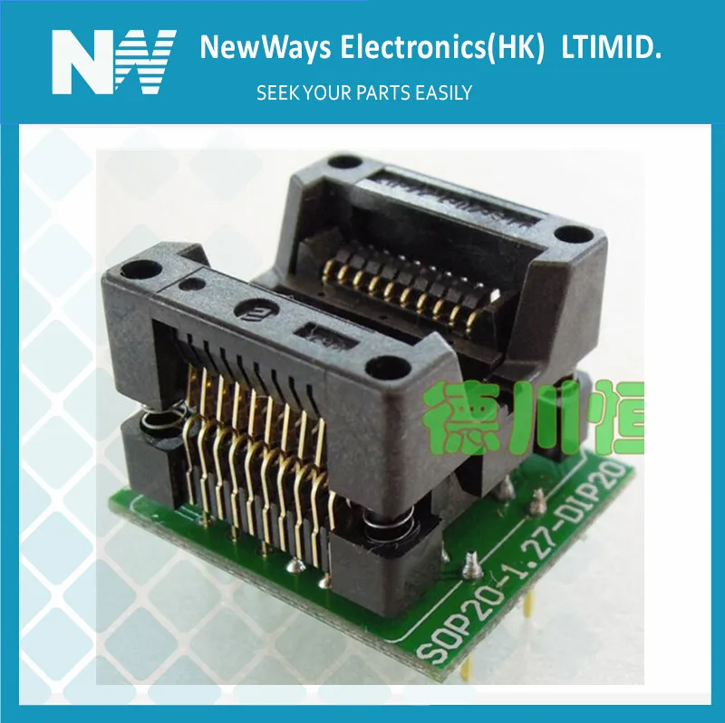 Buy IC Socket Sop20 to dip20 cnv sop dip20 ots 20 1