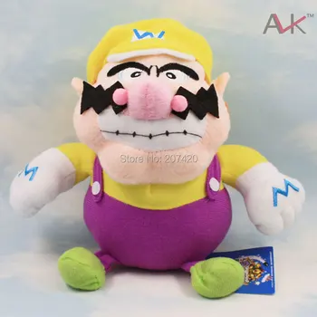

18cm Super Mario Bros Wario Soft Stuffed Plush Toy Dolls