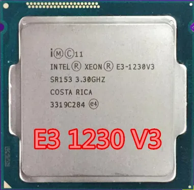 Intel CPU Xeon E3 1230V3 процессор 3,30 ГГц 8 м четырехъядерный процессор Socket 1150 настольный процессор 8 м 80 Вт tdp