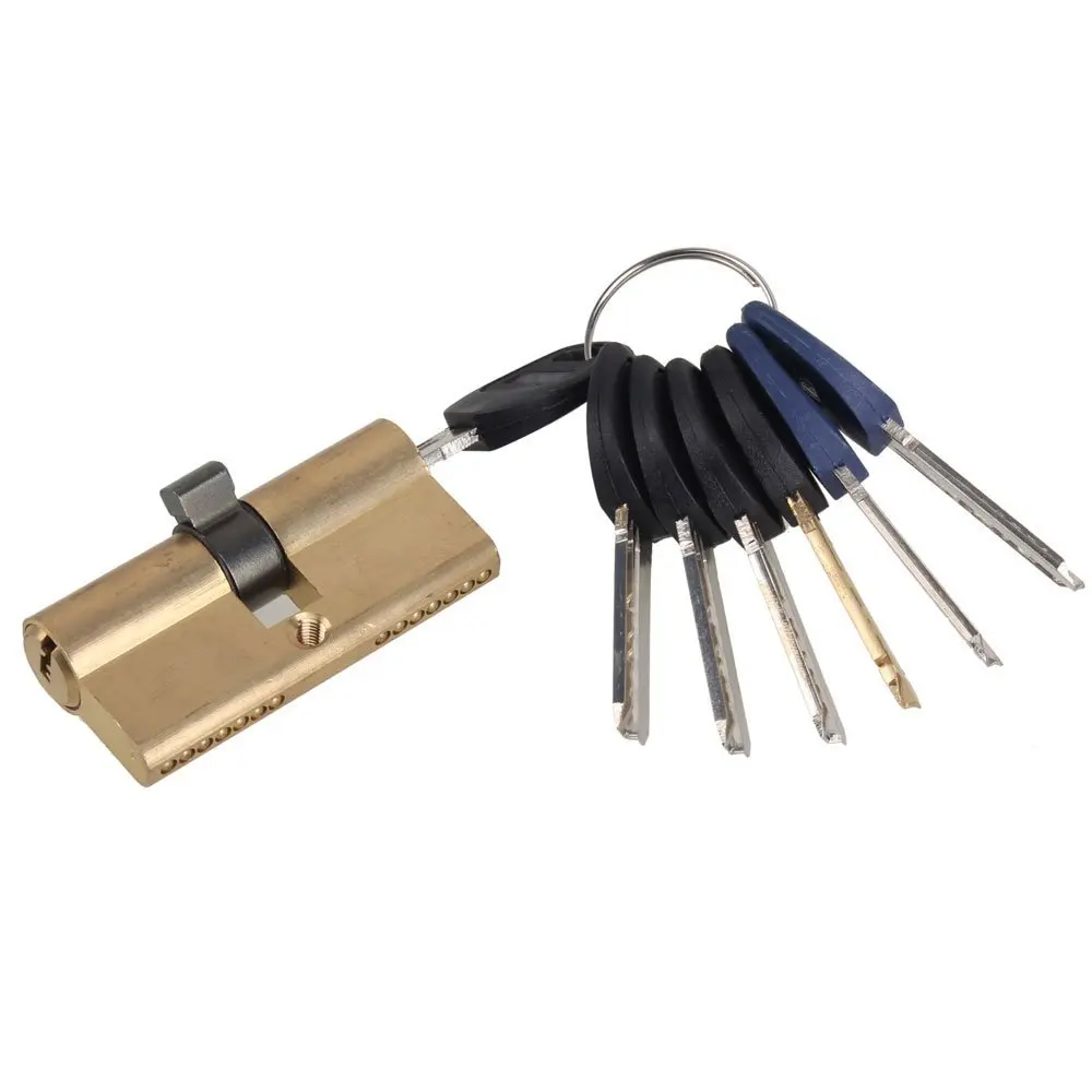 Thumb-Turn-Euro-Profile-Cylinder-Barrel-5-Pin-Lock-Brass-Satin-Nickel-Finish-65mm-With-7 (2)