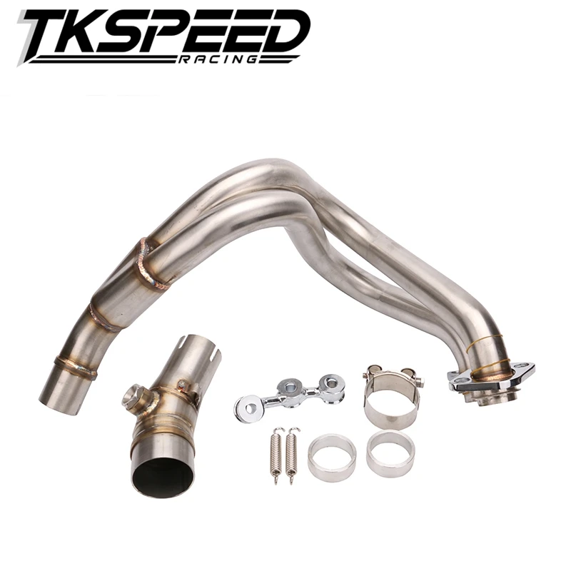 Motorcycle Motorbike Stainless Steel Header Exhaust Mid Pipe for Kawasaki ER-6N ER-6F ER6F ER6N Ninja 650R 2012 2013 2014 2015 Motorcycle Motorbike Stainless Steel Header Exhaust Mid Pipe for Kawasaki ER-6N ER-6F ER6F ER6N Ninja 650R 2012 2013 2014 2015