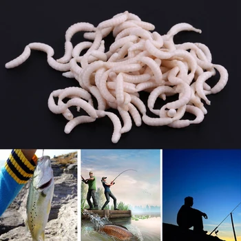 

Soft Fishing Lures Bait Carp Silicone Smell Red Worm Iscas Artificiais Pesca Bloodworm Lure Carp Fishing Maggots Lure Wobbles