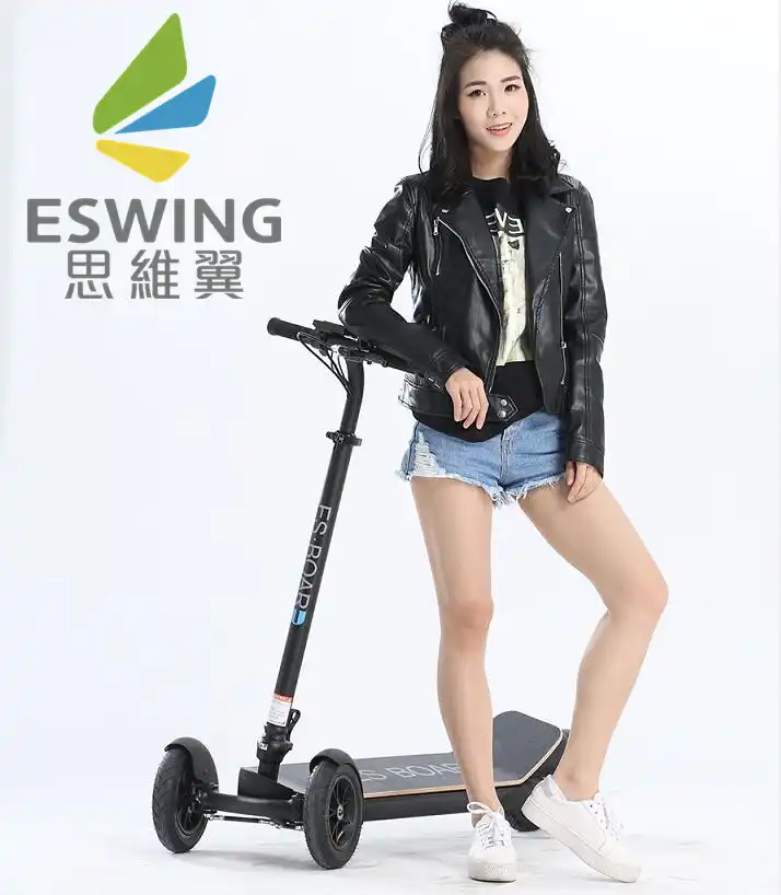 patinete eléctrico con tres ruedas