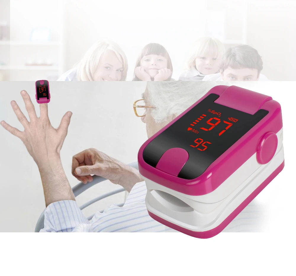 Oximetro De Dedo Finger Pulse Oximeter Blood Oxygen Saturometro SPO2 PR Oxymeter De Pulso Portable Saturator Pulsioximetro