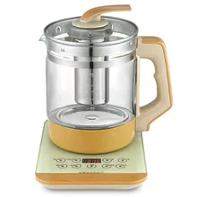 Электрический чайник полностью автоматический и утолщенный стеклянный многофункциональный электрический чайник с цветами