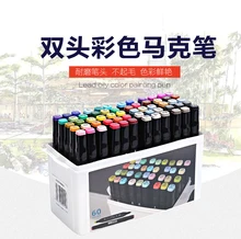 12/24/36/48/60 Colors set Alcohol Based Art Markers Dual Headed Artist Sketch Copic Markers Pen For Animation Manga Drawing