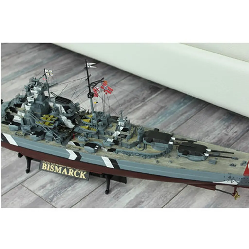 1/700 немецкий Бисмарк линкор DIY Сборная модель Коллекционная 3D Головоломка