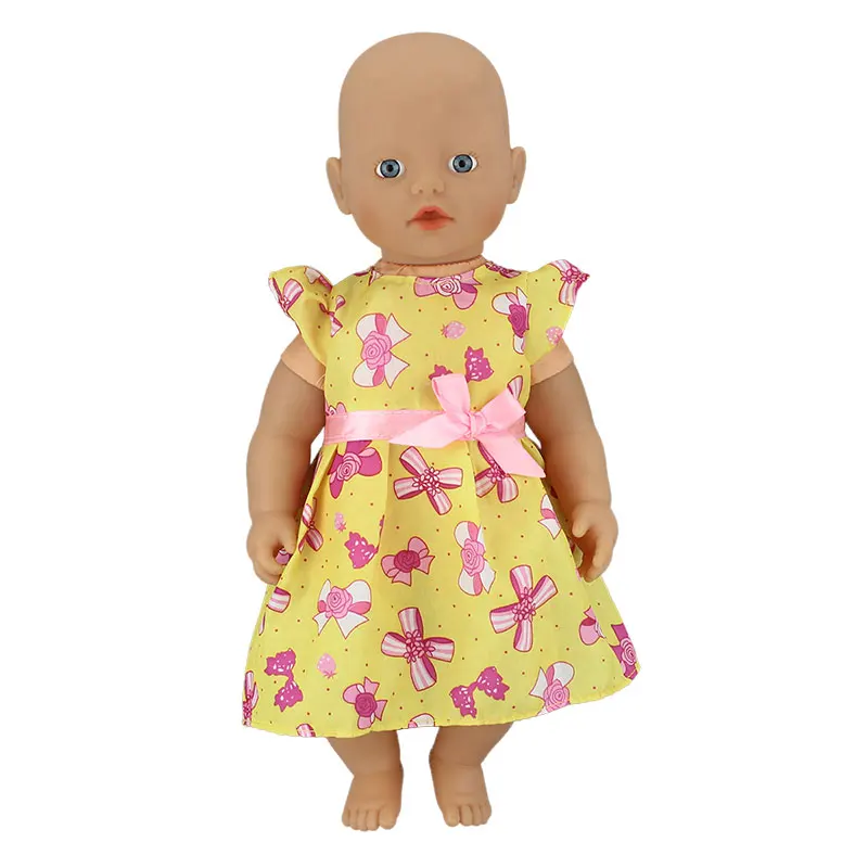 New dress are suitable for 13 inch 32cm baby doll, the best birthday gift for children(only clothes - Цвет: 02