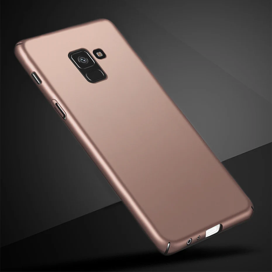 Чехол для Samsung Galaxy A8, ультра тонкий жесткий чехол из поликарбоната, матовый чехол для телефона, чехол для Samsung Galaxy A8 A530, чехол - Цвет: Rose Gold