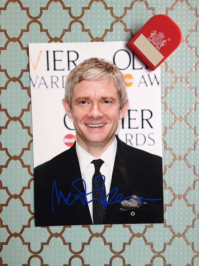 

hand signed Martin Freeman autographed photo 5*7 autographs in ink 3 versions 069A