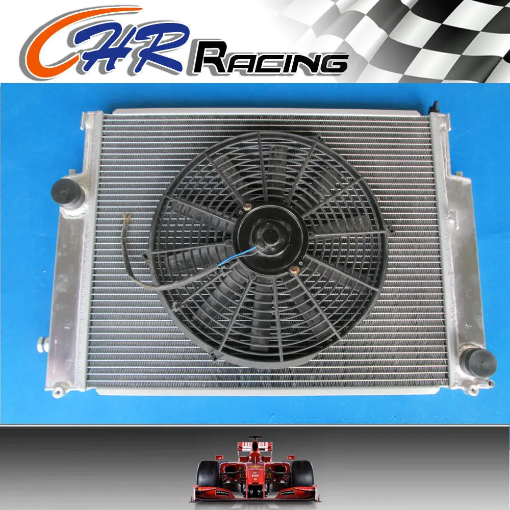 

DUAL CORE ALUMINUM RADIATOR FOR BMW E36 M3/Z3/325TD/328i/323i/320i i/s/c/is 1992-2000 + Fan