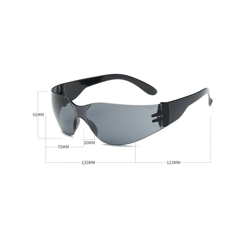 Новые солнцезащитные очки для велоспорта на открытом воздухе унисекс модные очки без оправы Спортивные UV400 для верховой езды