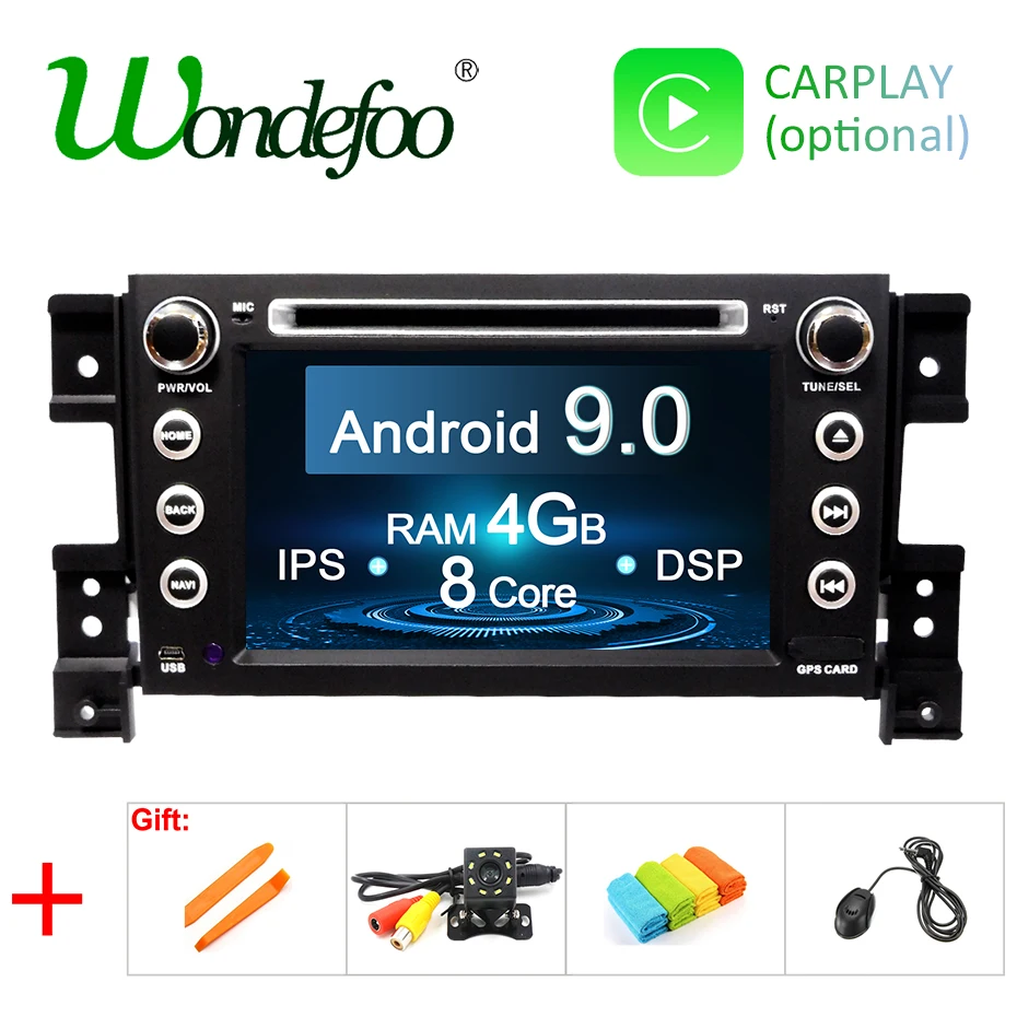 

DSP IPS Android 9.0 4G 64G 2 DIN CAR GPS For SUZUKI GRAND VITARA dvd player RADIO STEREO NAVIGATION multimedia SCREEN receiver