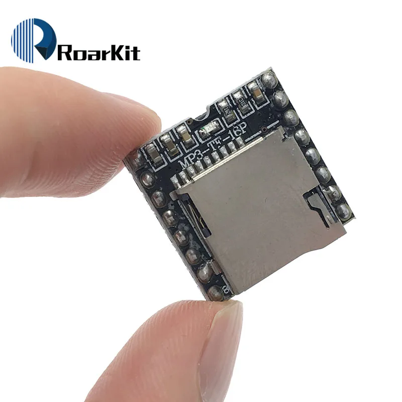 

DFPlayer Mini MP3 Player Module MP3 Voice Decode Board Supporting TF Card U-Disk IO/Serial Port/AD MP3-TF-16P for Arduino UNO