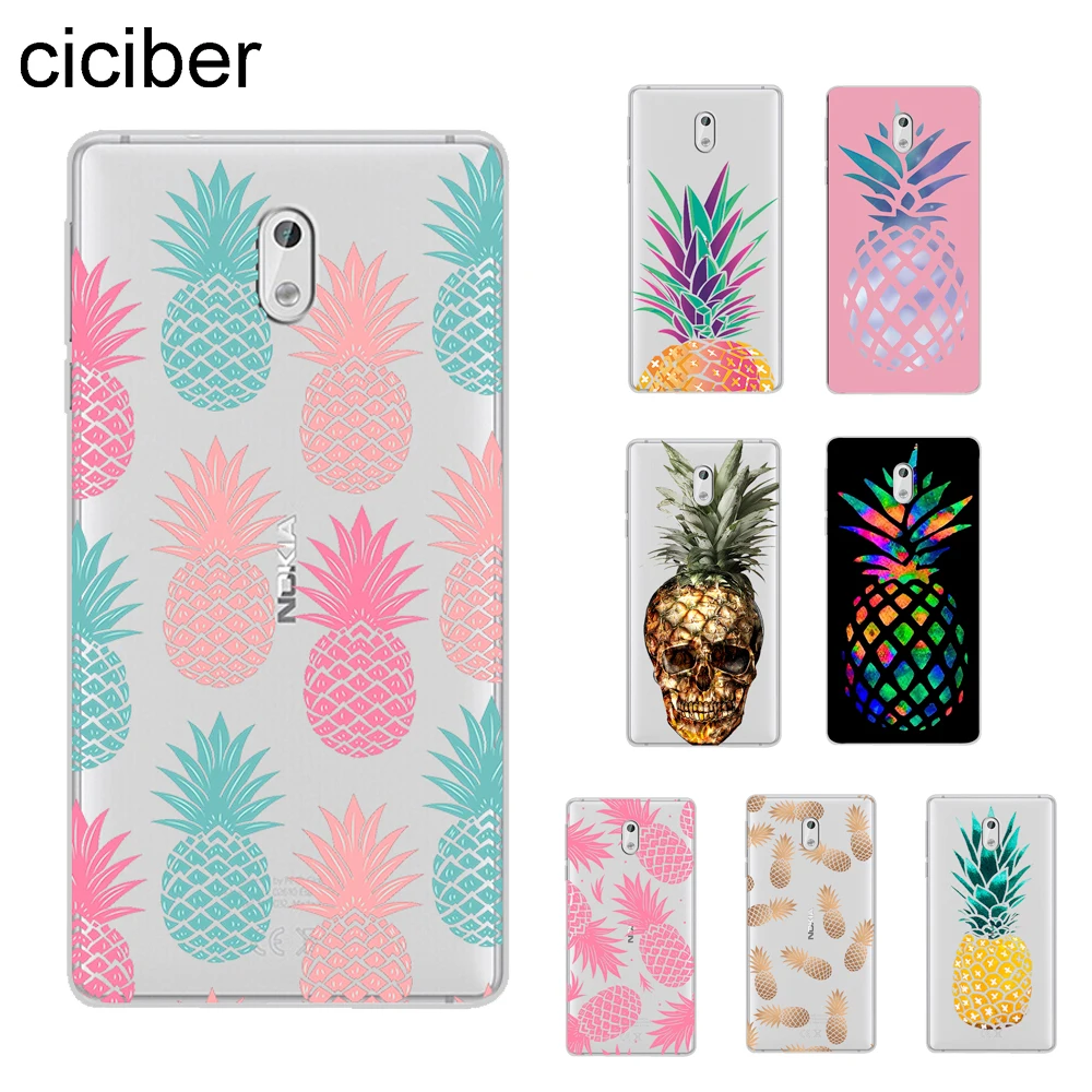 

ciciber Fruit Pineapple For Nokia 8 8.1 7 7.1 6 6.1 5 5.1 3 3.1 2 2.1 1 Plus 9 PureView Phone Cases For Nokia X7 X6 X5 X3 TPU