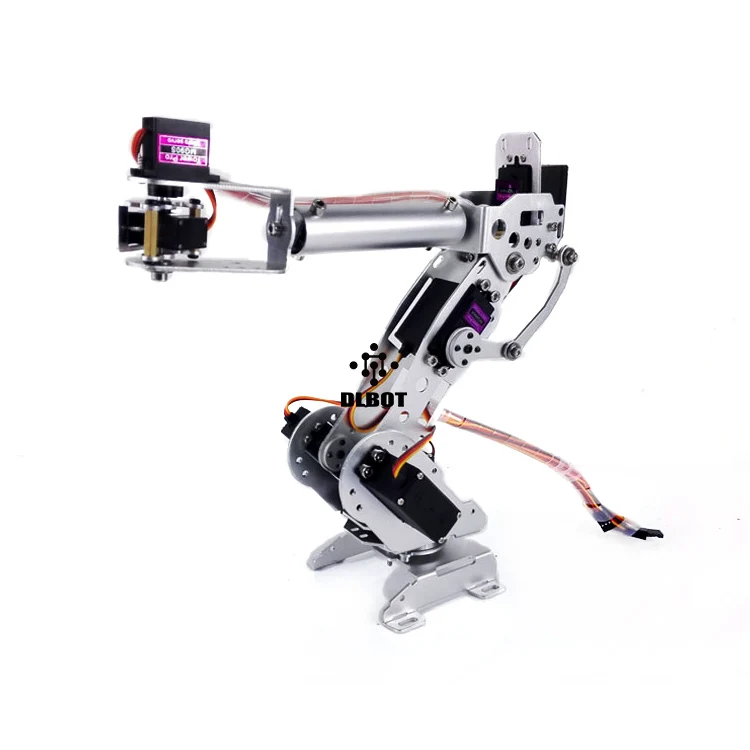 Новые яркие механическая рука A4, 7 вращающаяся ось умный робот высокий крутящий момент сервопривода. ABB модель руки. для DIY. Робот конкуренции