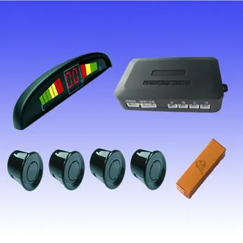 

Car Parking Sensor Human Voice Alarm Led Display Monitor Auto Reverse Backup Radar Detector System For VW Passat Jetta Golf