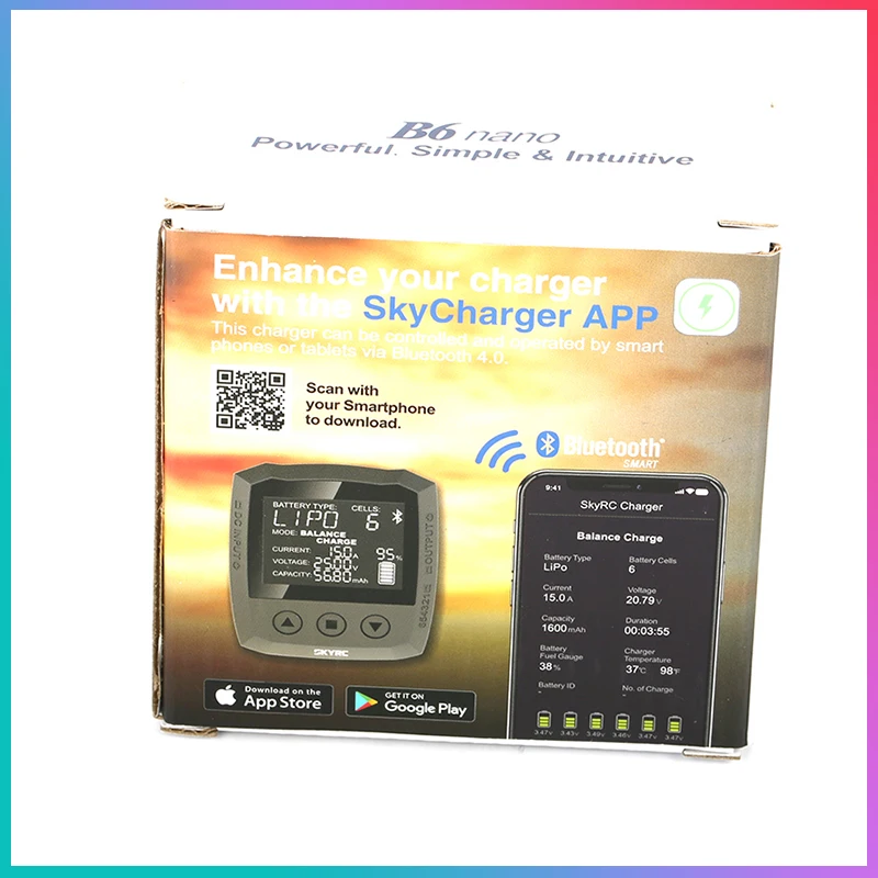 Зарядное устройство SKYRC B6 nano LiPo для аккумуляторов 15 а/320 Вт DC 9 32 В мини зарядное LiFe/