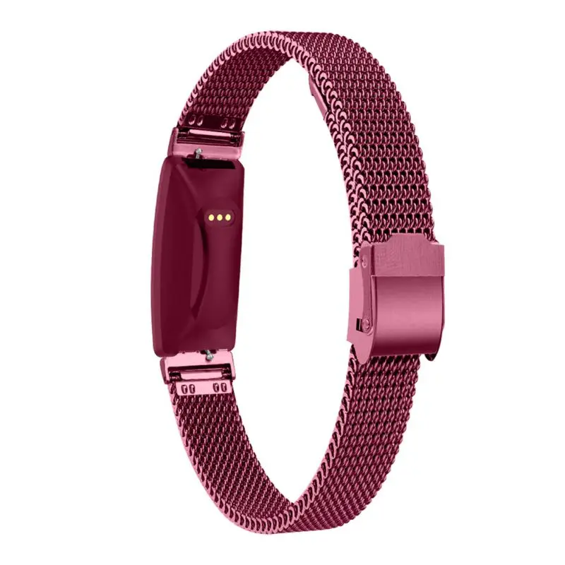 R Браслет с ремешком из нержавеющей стали Betl для Fitbit Inspire HR Band Замена Миланского петли магнитный для Fitbit Inspire аксессуары - Цвет: R