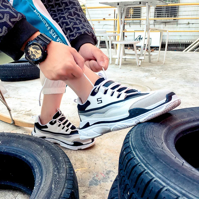 Estudantes Sapatos Super Selvagens Versão Masculinos De Coreana 2019 Ins Esportivos Do Plataforma Fogo Panda Calçados Primavera aOpwTT4q