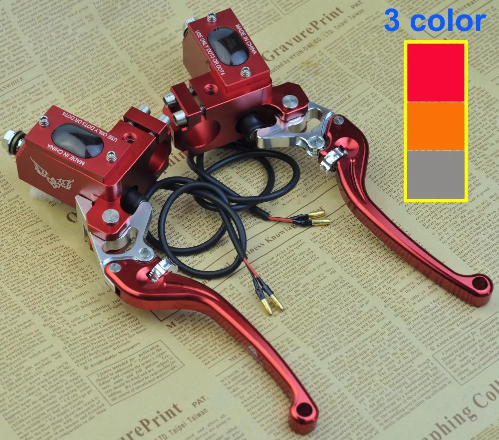 CNC lever Handlebar Hydraulic clutch Brake Pump Master Cylinder Motorcycle Racing motobike Universal For Yamaha Kawasaki