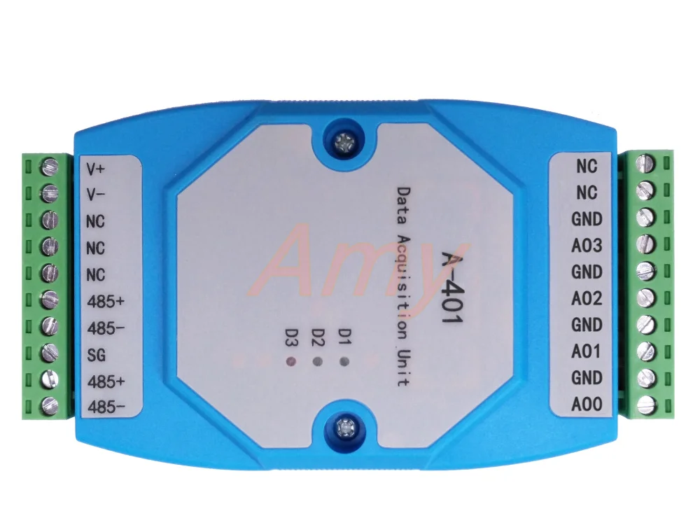 A-401 4 способ RS485 напряжения и тока Аналоговый выход Модуль Интеллектуальный монитор терминала дистанционного управления