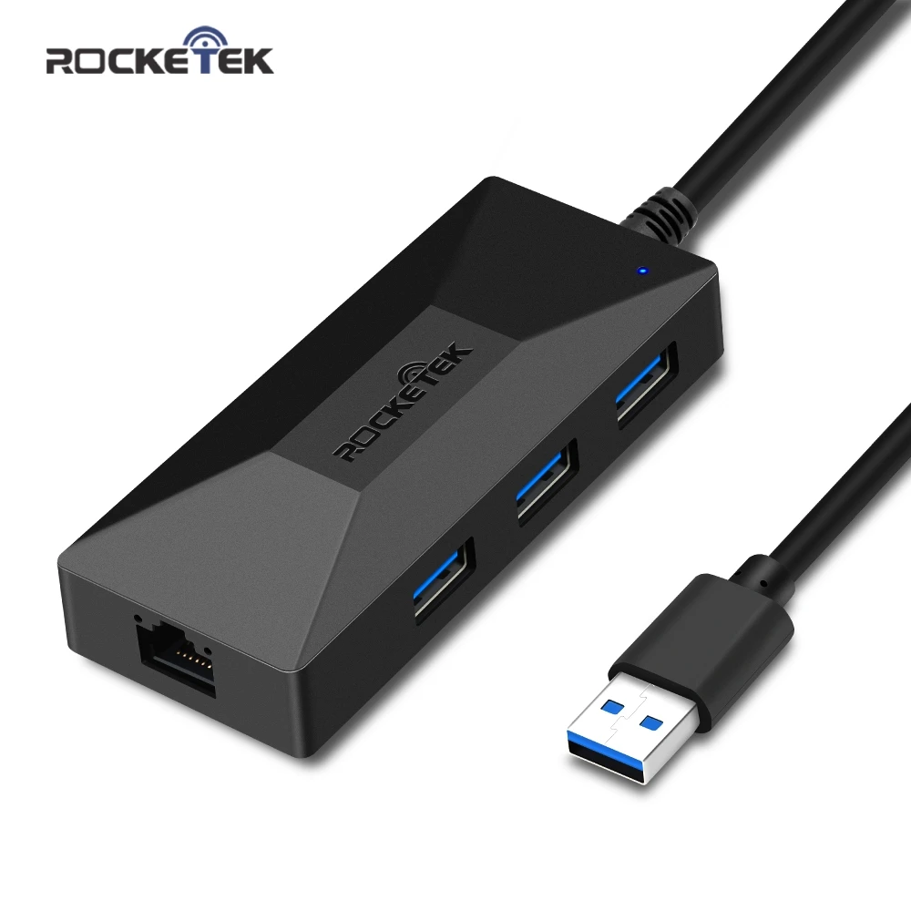 rocketek usb gigabit ethernet adapter 1000mbps type c hub 3 0 lan