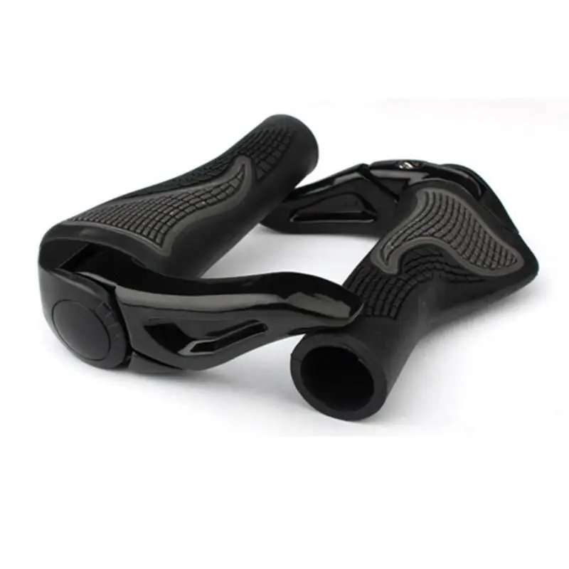 

Black Handlebar Road Cycling Mountain Mtb Bike Bicycle Lock-on Handlebar Cover Handle Bar End