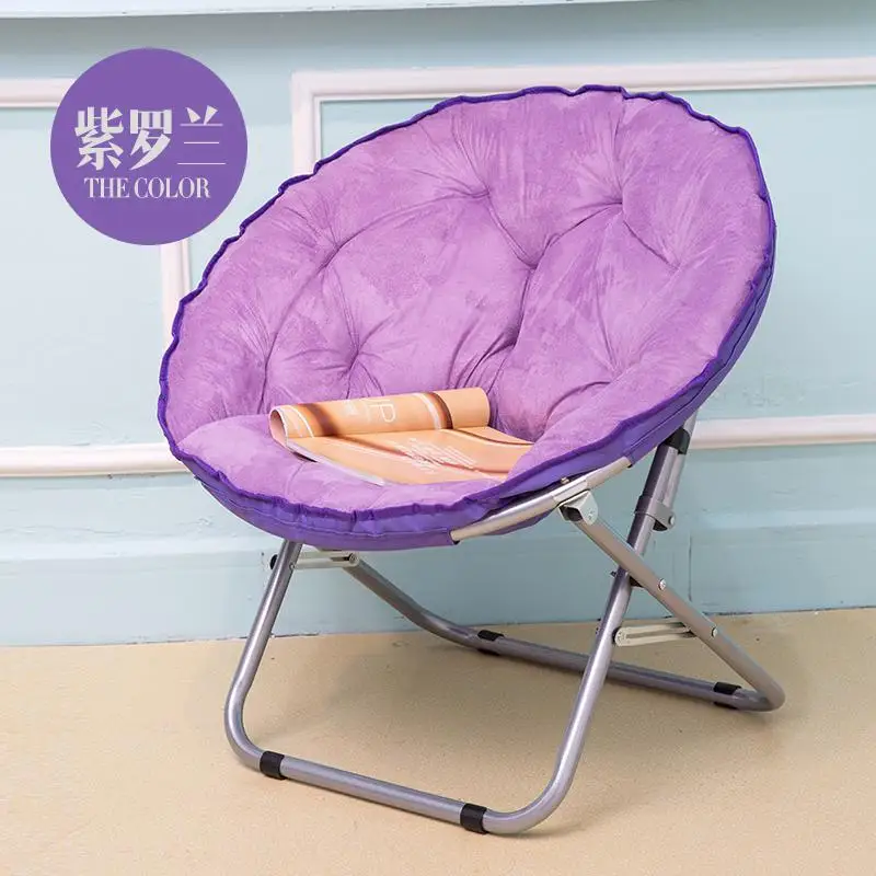Стул с Луной, для обеда, складной стул, для отдыха от солнца, с круглой спинкой, для взрослых, диван, стул - Цвет: style 1