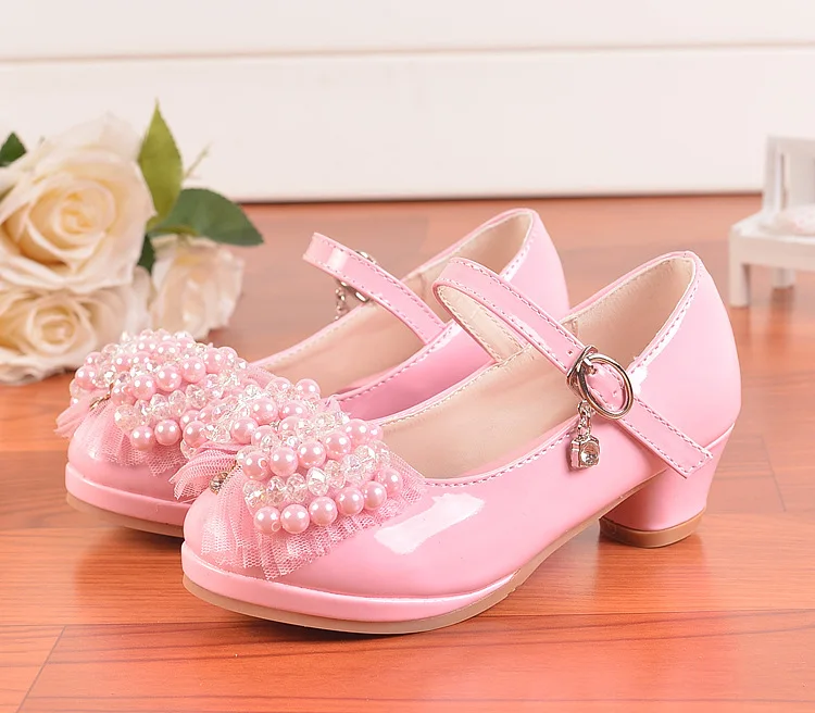 Weoneworld/Обувь для девочек с модной бабочкой принцессы модельные туфли на высоком каблуке новые Детская Вечеринка свадебные Обувь для девочек Обувь для танцев Размеры 26-38