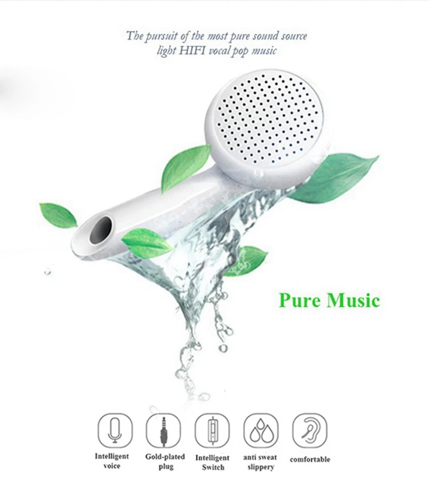 3.5mm In Ear Earphones Flat Head Plug Earphone for Nokia Samsung Phones Mp3 Player Laptop Headphones with Microphone Earbud Bass (1)