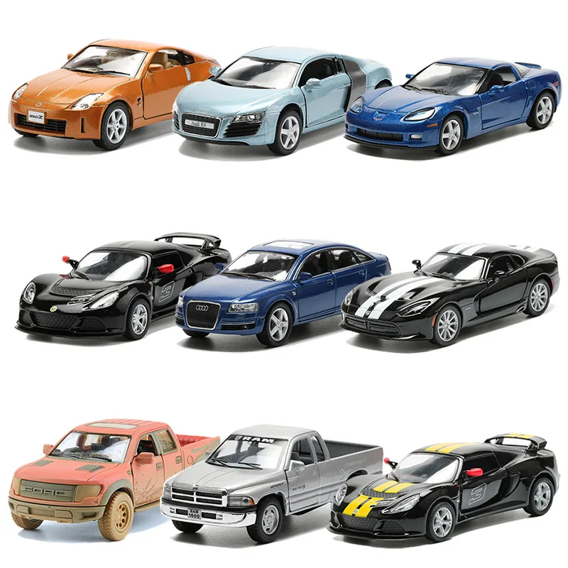 

Alloy Car Toy Pull Back Racing Cars Model Pickup Truck Collection Toys For Boys Christmas Gift