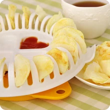 New Arrival Microwave DIY Potato Chips Maker Kitchen Gadgets Cooking Cook Healthy Home low calories Kitchen Tools Free Shipping