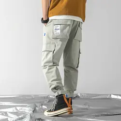 Прямая доставка Японии тип высокое качество мужские брюки карго Новинка 2019 года несколько спортивные брюки с карманами джоггеры мотобрюки