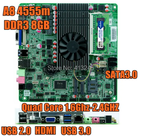 A8 4555 I5 3317u уровень Мини ПК DDR3 SSD четырехъядерный Мини компьютер настольный HTPC WIN7 8 10 wifi RJ45 офис или дом