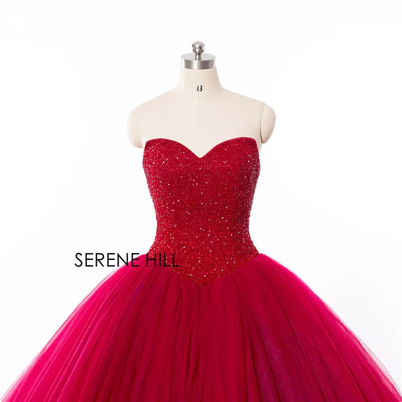 Реальное изображение роскошное бордовое бальное платье с кристаллами, свадебное платье, 2019 свадебное платье HA2014