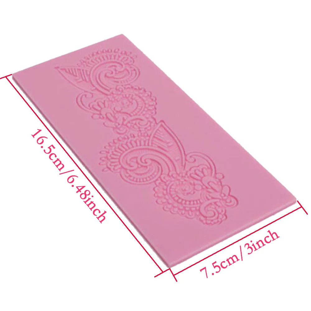 KANNERT Silicone Impressing Mold Mat Fondant Cake Sugar Mould cooking tools Flower Decorating Tools DIY 2
