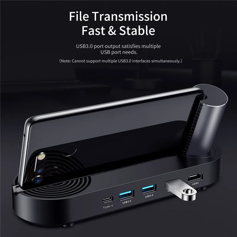 Концентратор ROCK Type C to 3 0 USB концентратор HDMI адаптер для Huawei Mate 20/20 Pro/10/10 Pro P20/P20 док