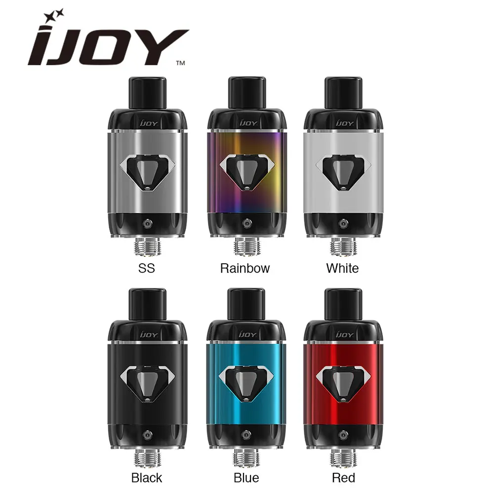 Оригинальный IJOY ELF MTL бак 2 мл с 5 уровнями воздушного потока Регулируемая и