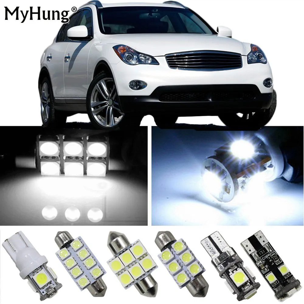 For INFINITI JX35 G37 EX25 EX35 FX35 FX37 FX50 Car Led Headlight Bulbs