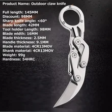 4Cr13 stainless steel outdoor survival multi-function mechanical folding EDC tools camping portable cutting rope knife 4Cr13 stainless steel outdoor survival multi-function mechanical folding EDC tools camping portable cutting rope knife