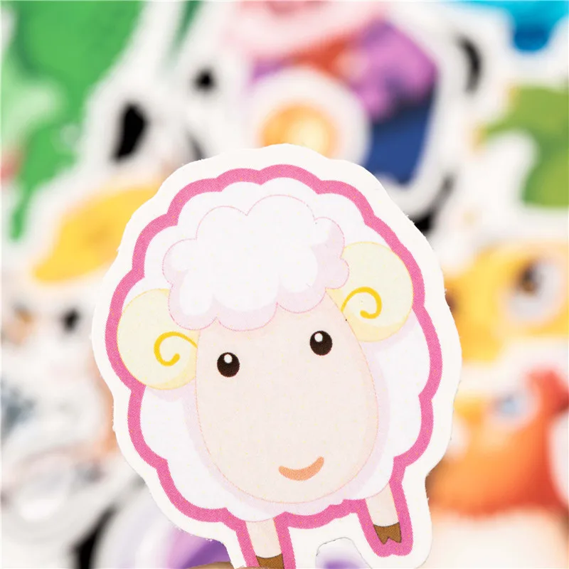 50PCS Animal Cartoon Stickers Starfish Kid Sticker Set For Children Travel Case Bicycle Laptop Notebook Toy Anime Stickers (15)