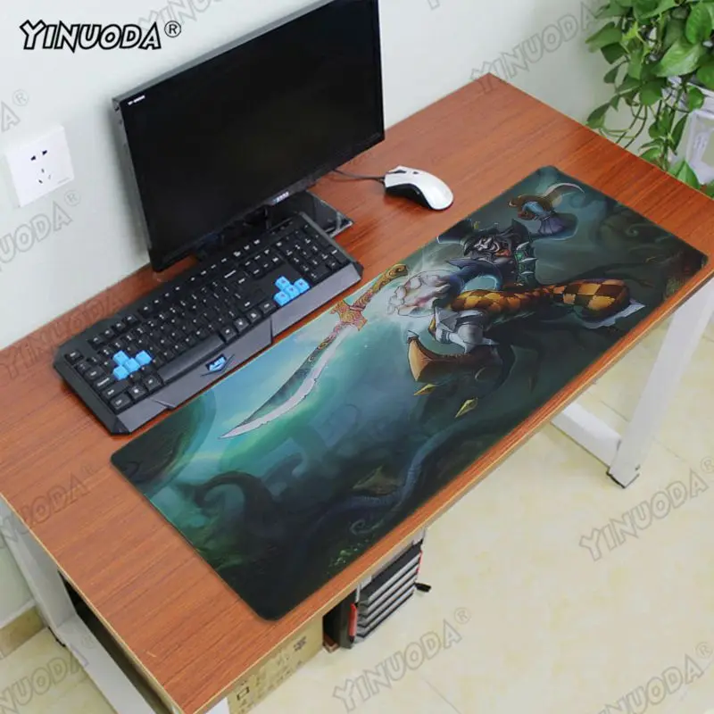 Yinuoda League of Legends Shaco офисные мыши геймер мягкий коврик для мышки ноутбука Non Slip
