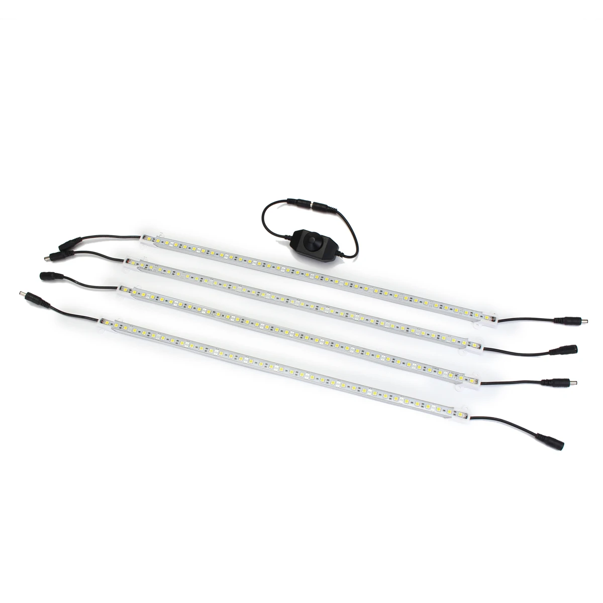 

4PCS Waterproof Rigid Light Bar LED Strip Connector Combo Kit Outdoor/Indoor 12V