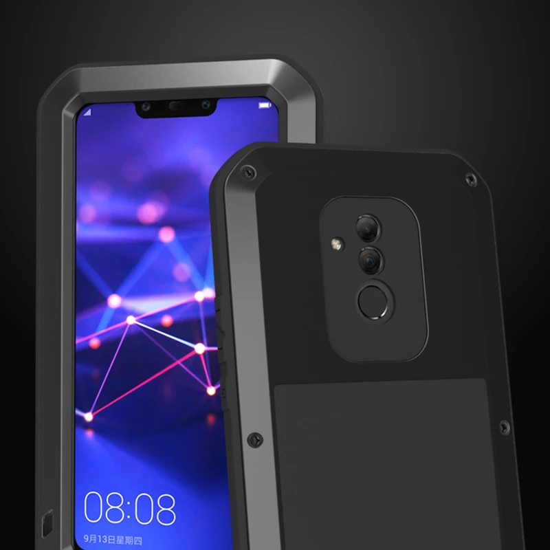 Металлический трехстойкий Чехол для мобильного телефона huawei mate 20 Lite mate 20 Pro mate 20 пылезащитный ударопрочный черный чехол