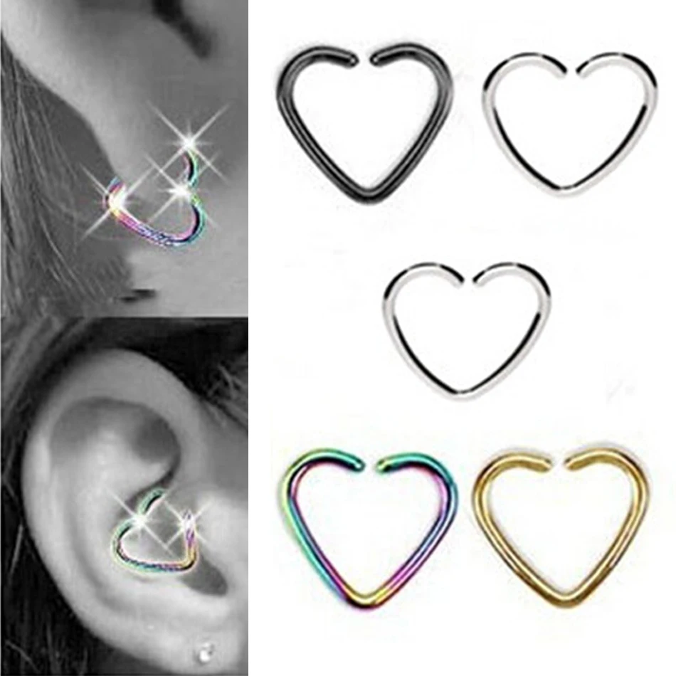 носик сердечком. носик для рукоделия. носик сердечком. носик сердечком. серьга в носу в форме сердца.