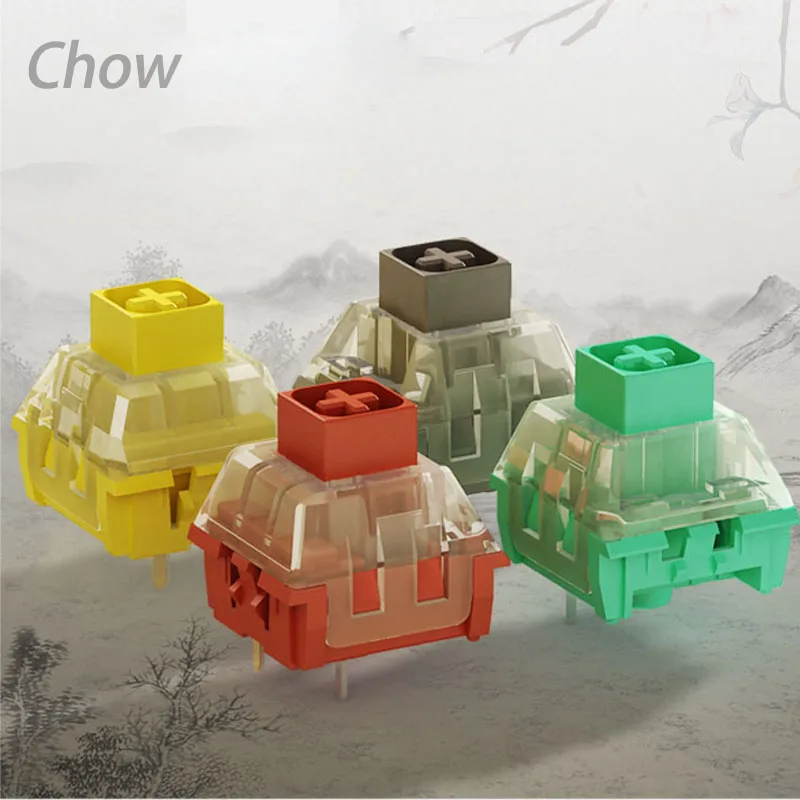

Kailh BOX Switch, Ancient Grey/Noble Yellow/Chinese Red/Glazed Green For Mechanical Gaming keyboard MX switch