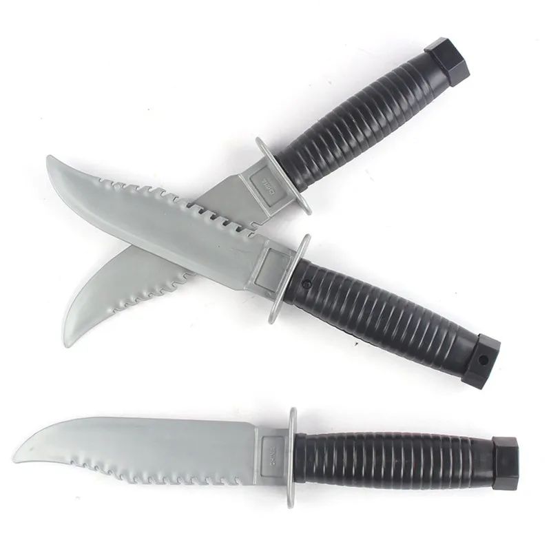 

5pcs Plastic Knife Toy Swords Halloween Costume Party Props Simulation Plastic Sword Toy Birthday Gifts